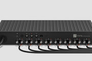 Sonos Amp Multi fully wired with speaker cables across all eight outputs