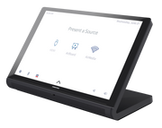 10.1-inch tabletop touchscreen control interface (TS-1070), black smooth finish, designed for secure government use with intuitive smart controls
