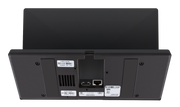 Rear view of the 10.1-inch tabletop touchscreen control interface TS-1070, showing connection ports and cable management for...