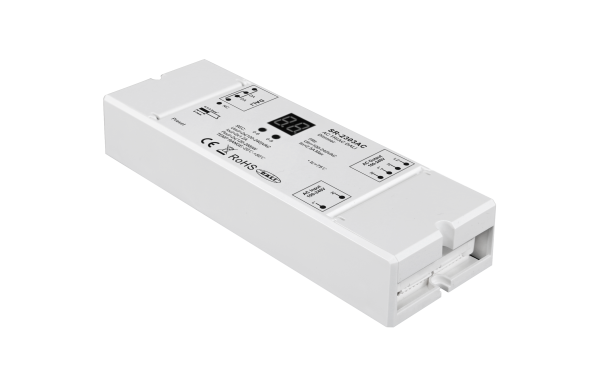 The SR-2303AC is a Triac DALI dimmer designed with 100-240VAC input and 100-240VAC output and safe and reliable full...