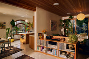 Open plan kitchen and living space of the kind a four zone Sonos system covers