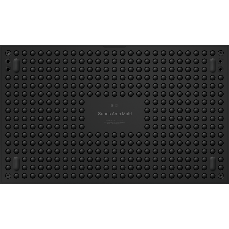 Sonos Amp Multi viewed from above showing the perforated top surface