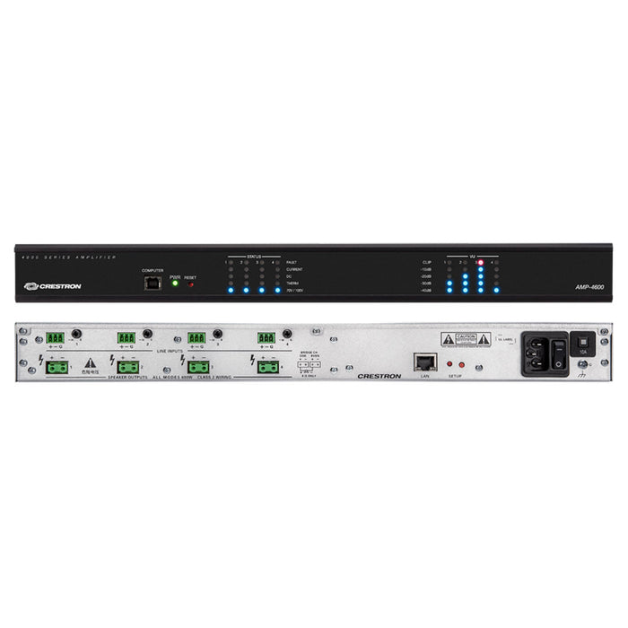 Crestron AMP-4600 4-Channel Power Amplifier