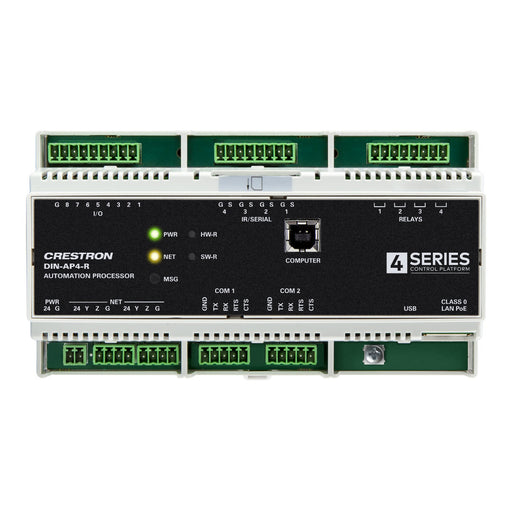 Crestron DIN-AP4-R 4-Series DIN Rail Control System for Crestron Home® OS