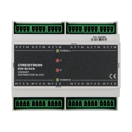 Crestron DIN-BLOCK DIN Rail Cresnet Distribution Block