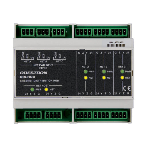 Crestron DIN-HUB DIN Rail Cresnet Distribution Hub