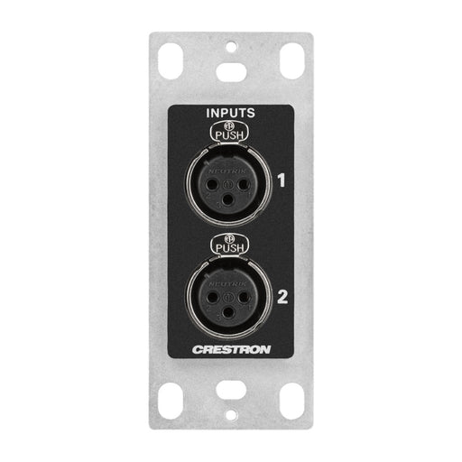 Crestron DM-NAX-2XLRI-1G Audio-over-IP Wall Plate with XLR