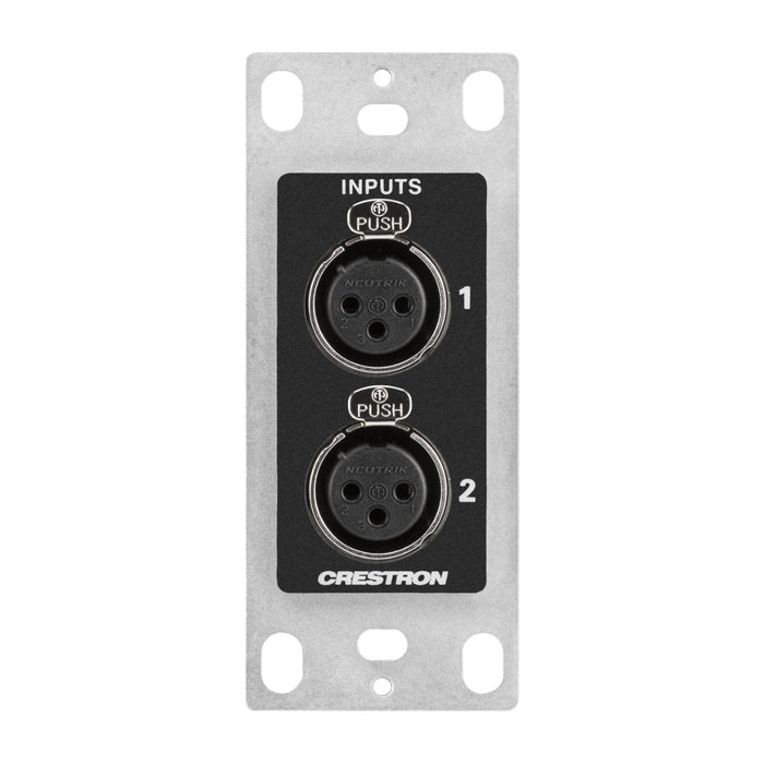 Crestron DM-NAX-2XLRI-1G Audio-over-IP Wall Plate with XLR