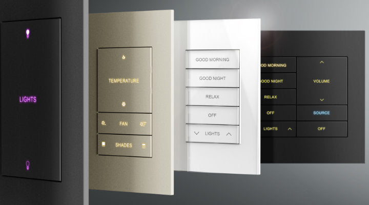 Crestron Horizon 2 Keypads - Different Button Configurations