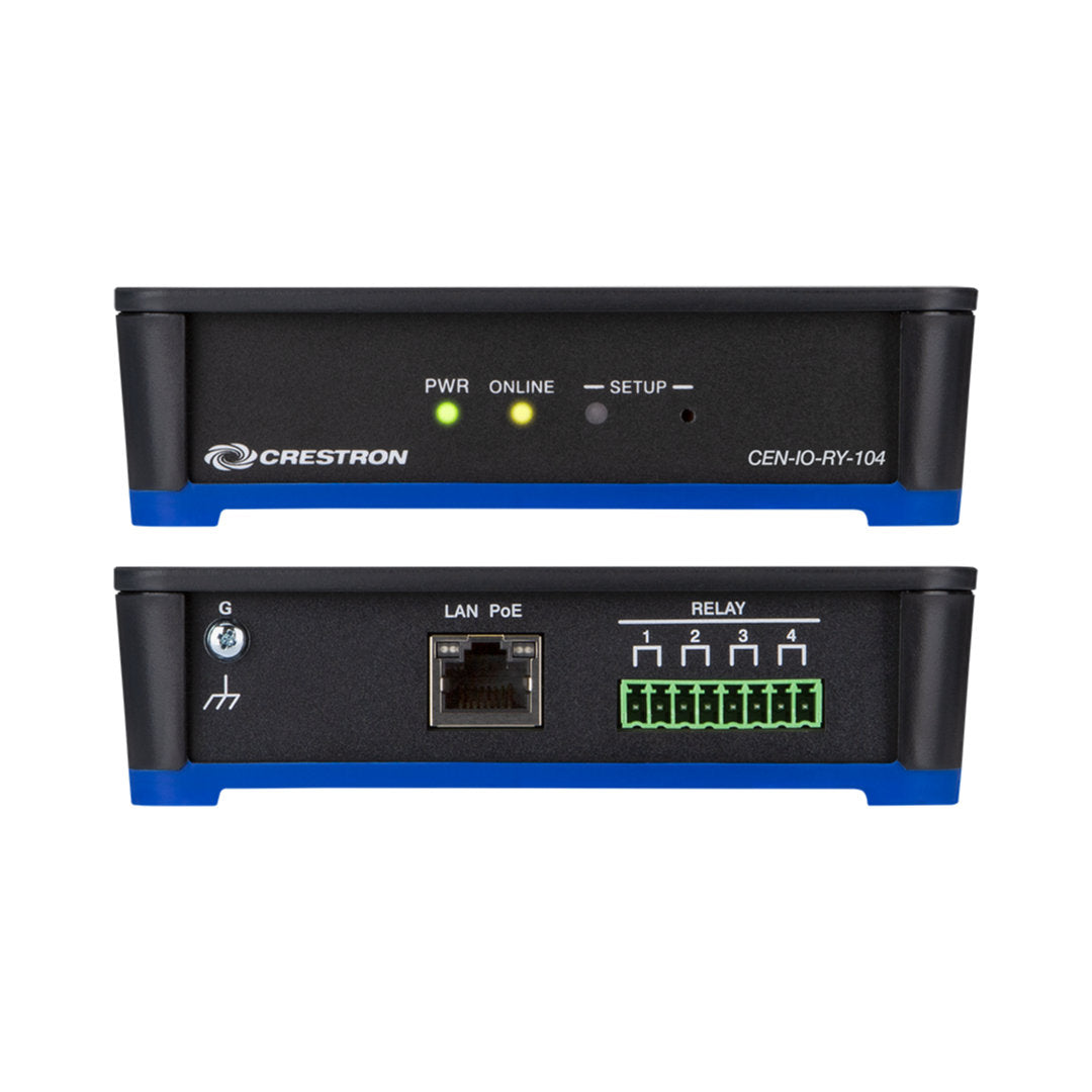 CRESTRON CNPI-48I スイッチインターフェース Crestron CEN-IO-RY-104 Ethernet Module, 4 Relays — Formwave