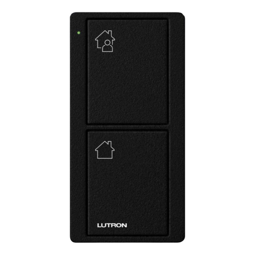 Lutron RA2 Select 2-Button Pico Scene Keypad - Entry Engraving - Black