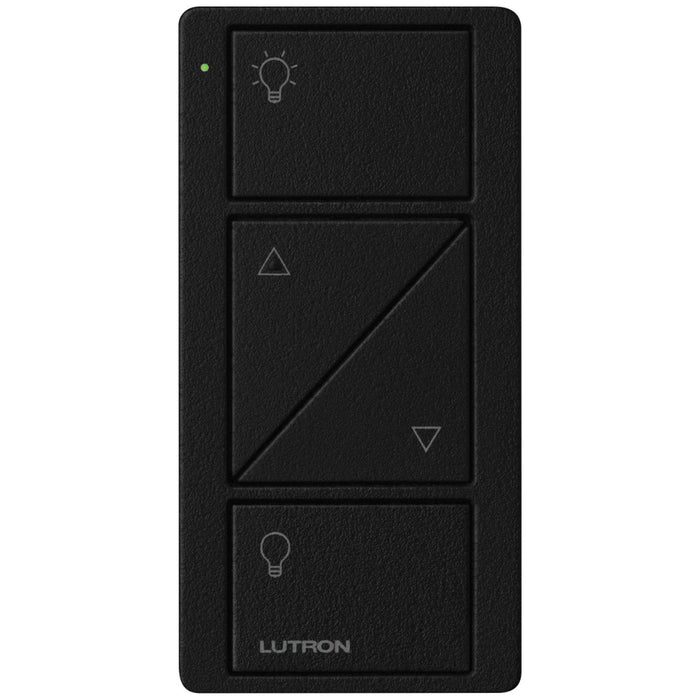 Lutron RA2 Select 2-Button Raise/Lower Pico Wireless Keypads (Lights Engraving) - Matte Black