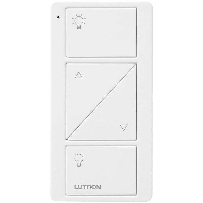 Lutron RA2 Select 2-Button Raise/Lower Pico Wireless Keypads (Lights Engraving) - Matte White