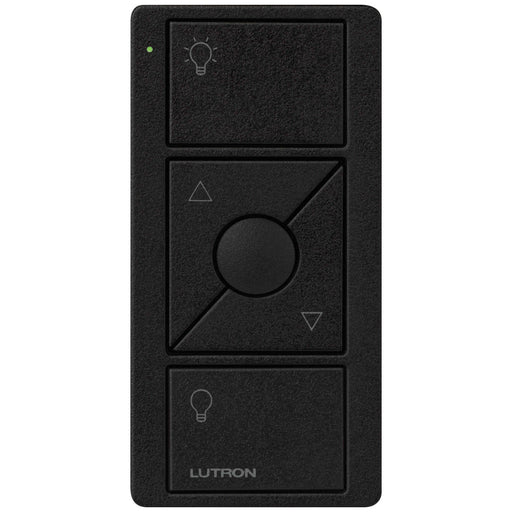 Lutron RA2 Select 3-Button Raise/Lower Pico Wireless Keypad - Light Engraving - Black