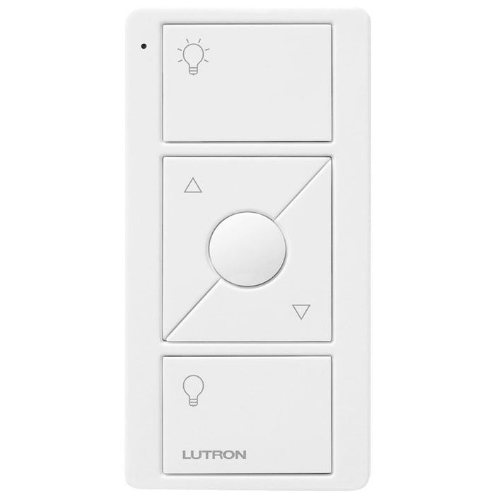 Lutron RA2 Select 3-Button Raise/Lower Pico Wireless Keypad - Light Engraving - White