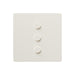 Lutron Alisse Lighting & Shading Wall Keypads (1-Column, 3-Button)