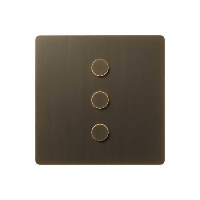 Lutron Alisse Lighting & Shading Wall Keypads (1-Column, 3-Button)