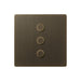 Lutron Alisse Lighting & Shading Wall Keypads (1-Column, 3-Button)