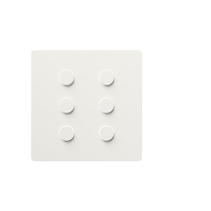Lutron Alisse Lighting & Shading Wall Keypads (2-Column, 3-Button)