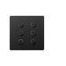 Lutron Alisse Lighting & Shading Wall Keypads (2-Column, 3-Button)