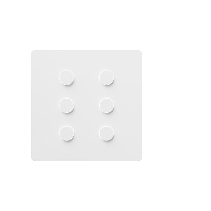 Lutron Alisse Lighting & Shading Wall Keypads (2-Column, 3-Button)