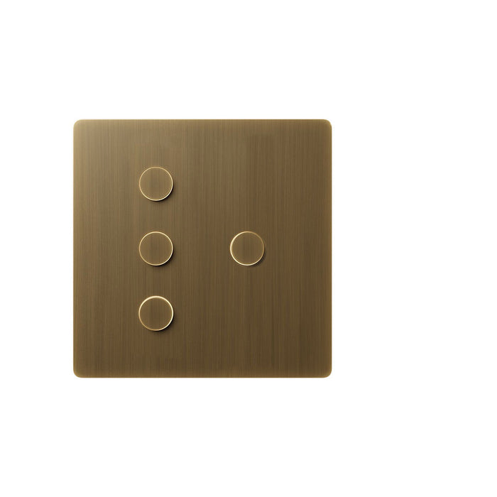 Lutron Alisse Lighting & Shading Wall Keypads (2-Column, 3 -Button / 1-Button)