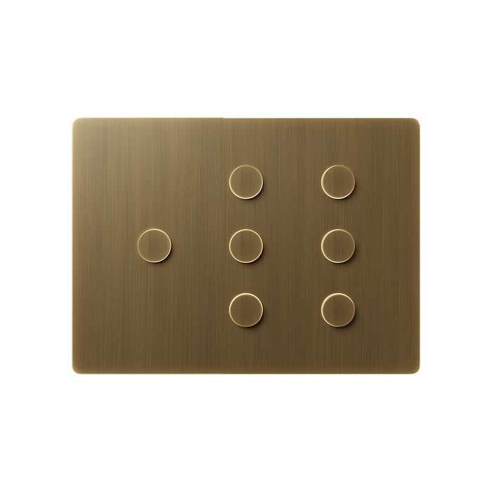 Lutron Alisse Lighting & Shading Wall Keypads (3-Column, 1-Button/3-Button)