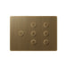Lutron Alisse Lighting & Shading Wall Keypads (3-Column, 1-Button/3-Button)
