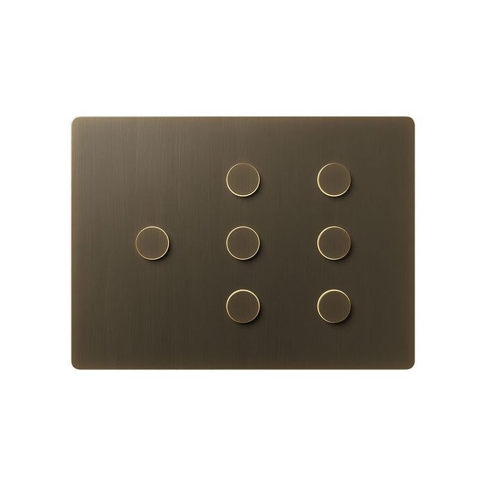 Lutron Alisse Lighting & Shading Wall Keypads (3-Column, 1-Button/3-Button)