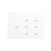 Lutron Alisse Lighting & Shading Wall Keypads (3-Column, 1-Button/3-Button)