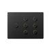 Lutron Alisse Lighting & Shading Wall Keypads (3-Column, 1-Button/3-Button)