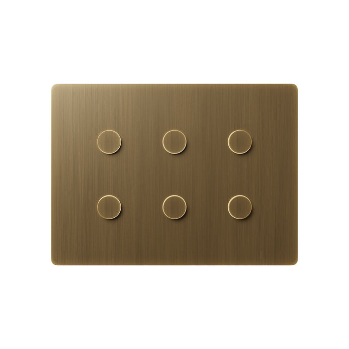 Lutron Alisse Lighting & Shading Wall Keypads (3-Column, 2-Button)