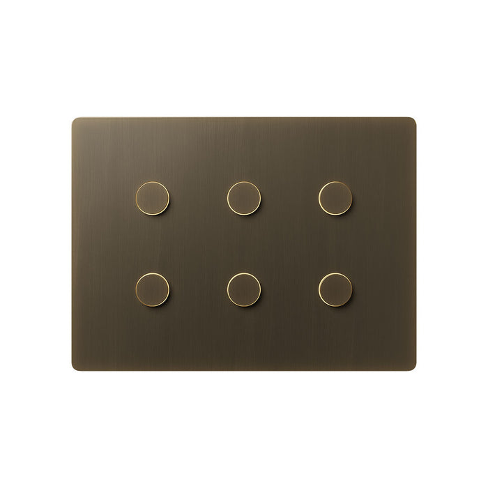 Lutron Alisse Lighting & Shading Wall Keypads (3-Column, 2-Button)