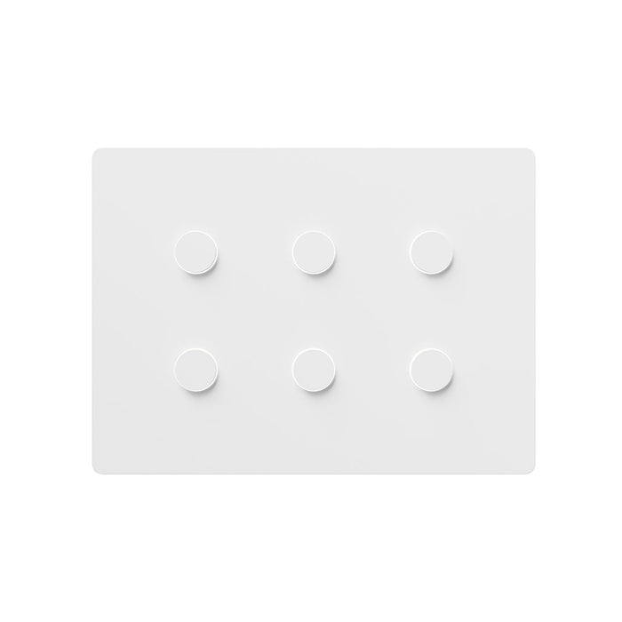 Lutron Alisse Lighting & Shading Wall Keypads (3-Column, 2-Button)