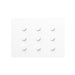 Lutron Alisse Lighting & Shading Wall Keypads (3-Column, 3-Button)