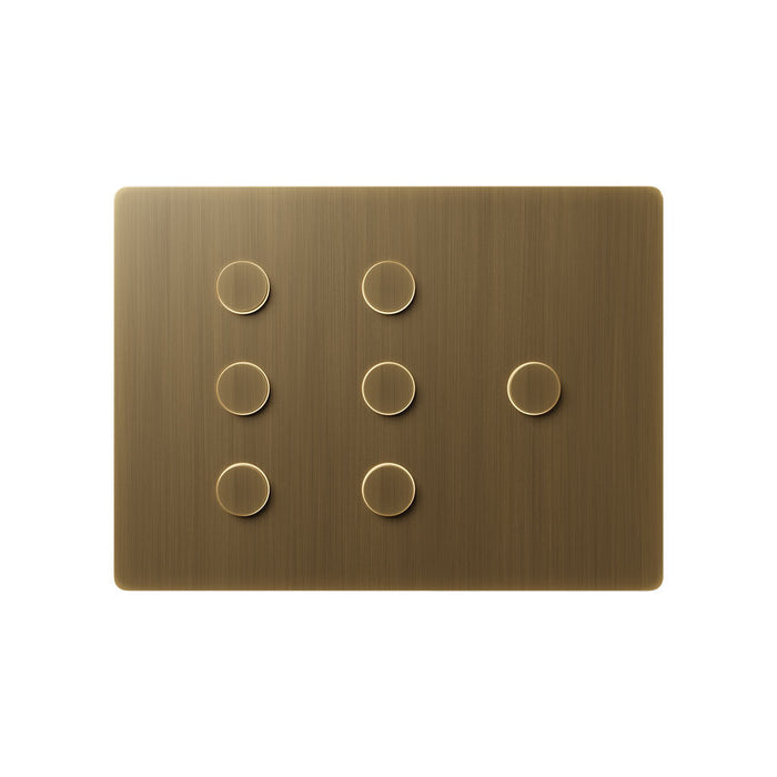 Lutron Alisse Lighting & Shading Wall Keypads (3-Column, 3-Button/1-Button)