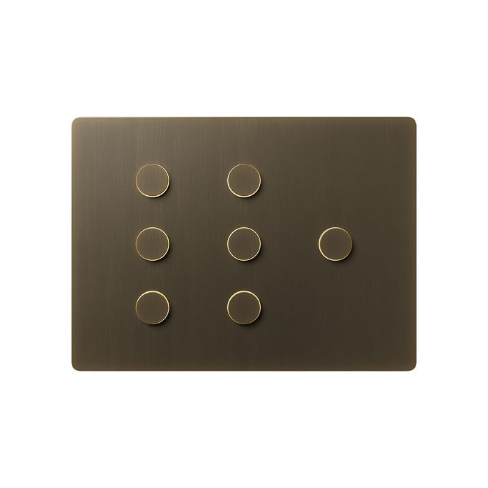 Lutron Alisse Lighting & Shading Wall Keypads (3-Column, 3-Button/1-Button)