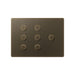 Lutron Alisse Lighting & Shading Wall Keypads (3-Column, 3-Button/1-Button)
