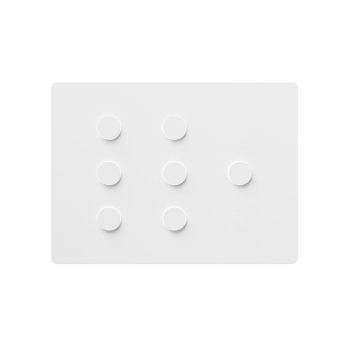 Lutron Alisse Lighting & Shading Wall Keypads (3-Column, 3-Button/1-Button)