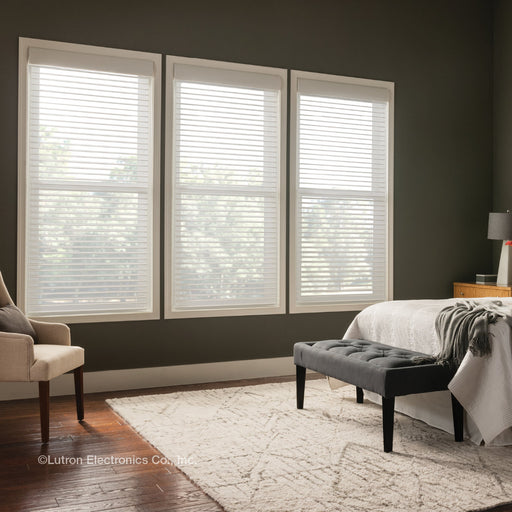 Lutron Sivoia QS Horizontal Sheer Blinds