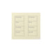 Lutron Square Palladiom Lighting & Shading Keypad (2-Column, 4-Button)