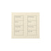 Lutron Square Palladiom Lighting & Shading Keypad (2-Column, 4-Button)