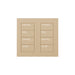 Lutron Square Palladiom Lighting & Shading Keypad (2-Column, 4-Button)