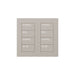 Lutron Square Palladiom Lighting & Shading Keypad (2-Column, 4-Button)