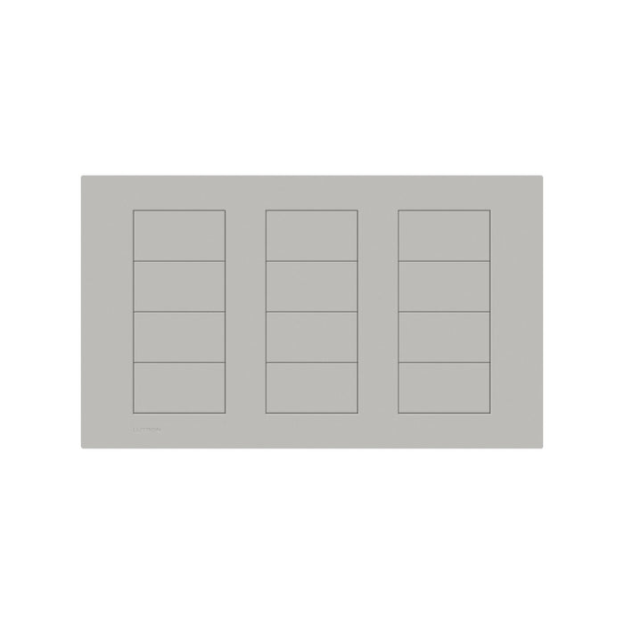 Lutron Square Palladiom Lighting & Shading Keypad (3-Column, 4-Button)