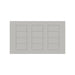 Lutron Square Palladiom Lighting & Shading Keypad (3-Column, 4-Button)