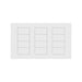 Lutron Square Palladiom Lighting & Shading Keypad (3-Column, 4-Button)