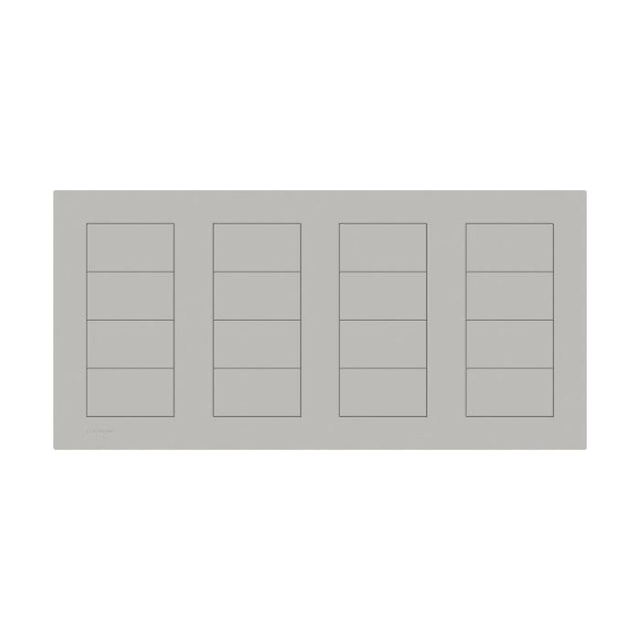 Lutron Square Palladiom Lighting & Shading Keypad (4-Column)