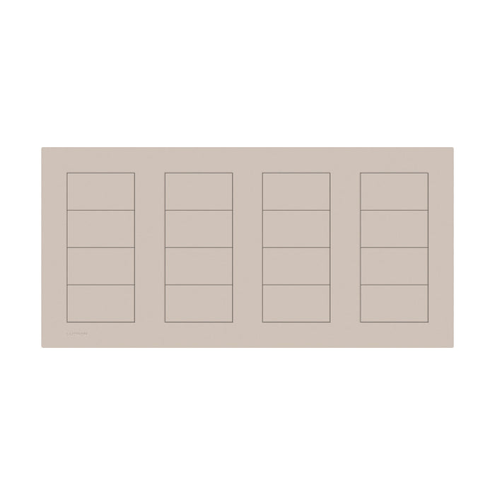 Lutron Square Palladiom Lighting & Shading Keypad (4-Column)