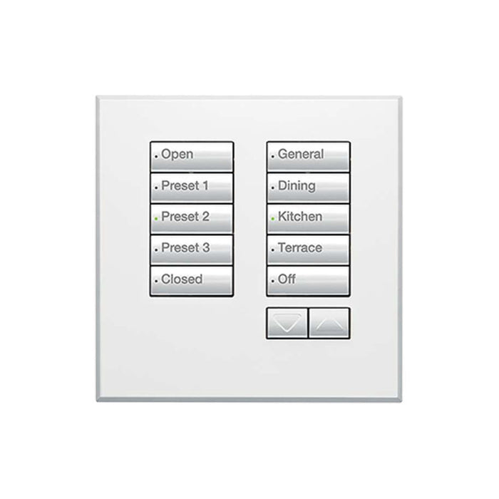 Lutron International Square SeeTouch Keypad (Non-Insert)